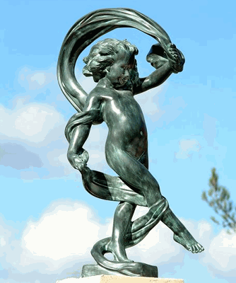 Wind Dancing Statue