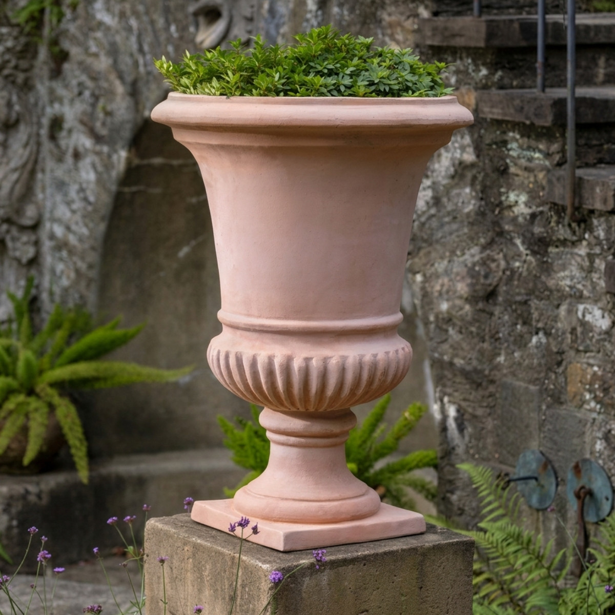 Campania international alberobello urn showing terracotta classic urn shape