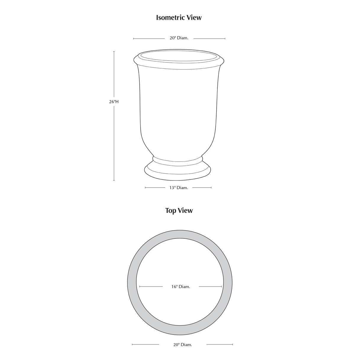 Antibe urn specifications