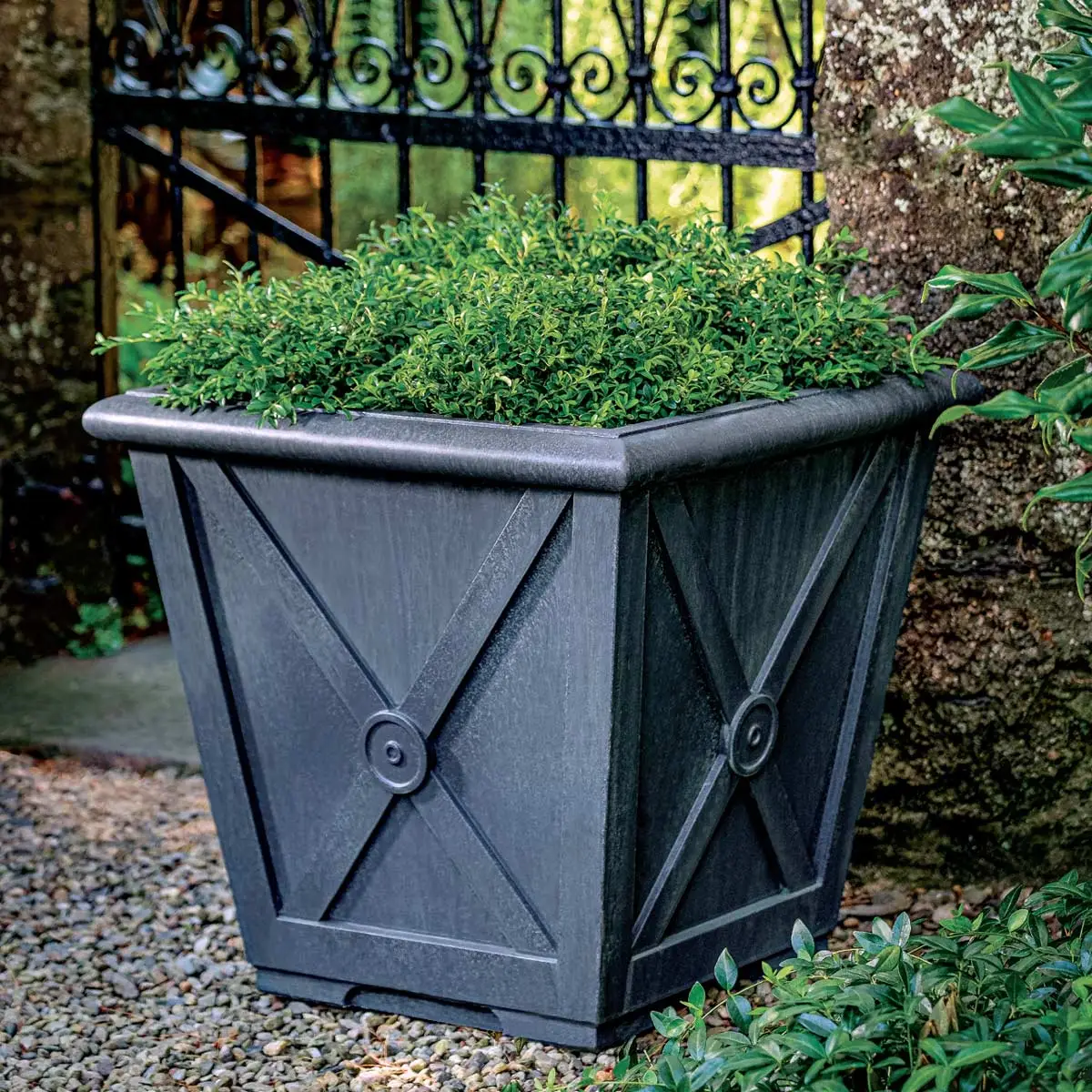 Cast-Stone-Planters-directoire-planter Cast stone planters directoire planter