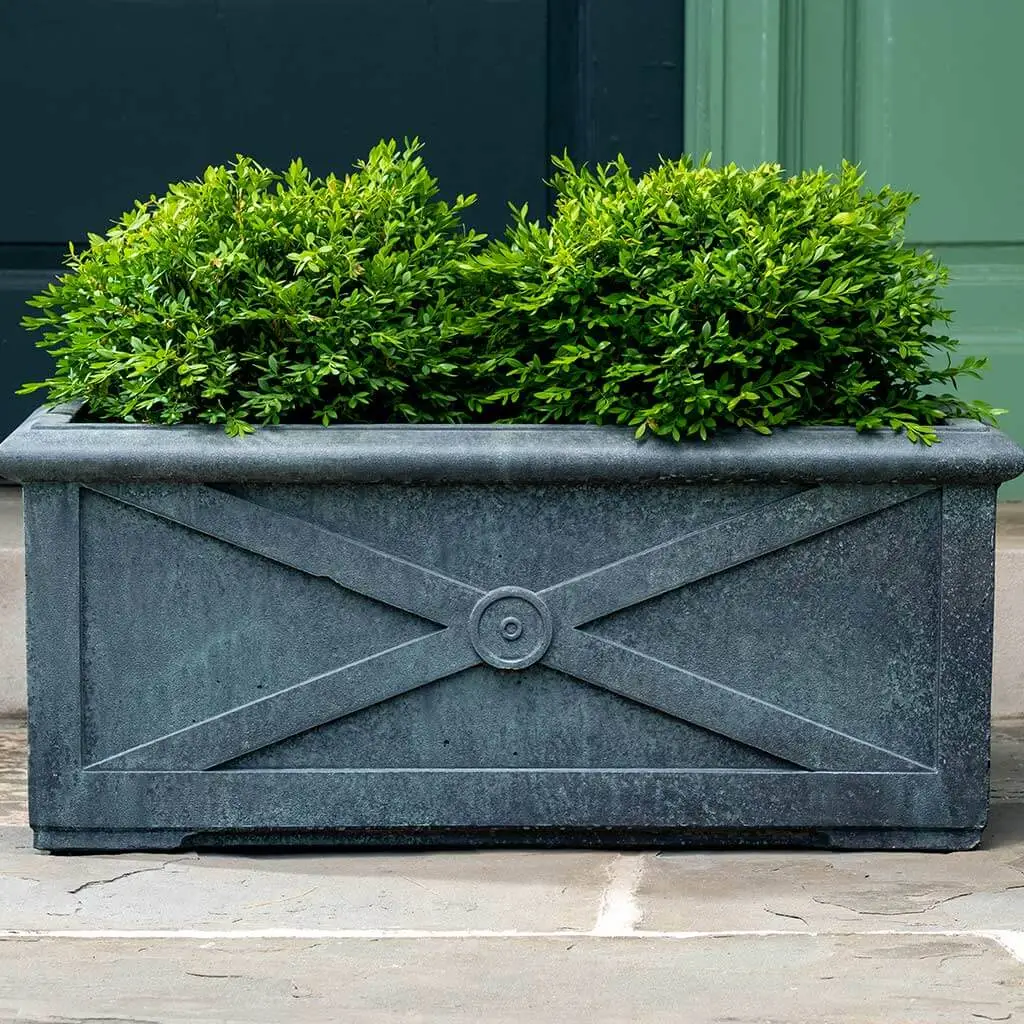Cast stone planters directoire windowbox large