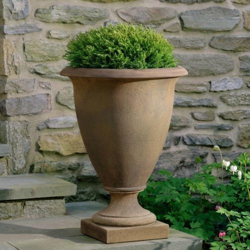 Lexington urn cast stone, urn, planter, traditional
