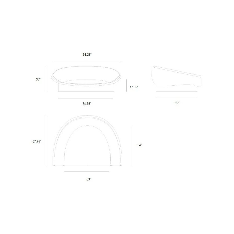 Luna daybed size dimension