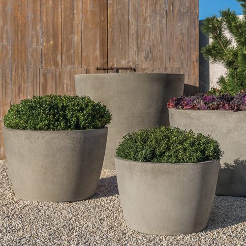 Series 2 planters by campania international shown as a geometric outdoor planter