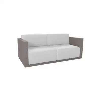 Vondom gatsby 2 seater outdoor sofa with clean geometric lines and cushioned seating for modern patio spaces