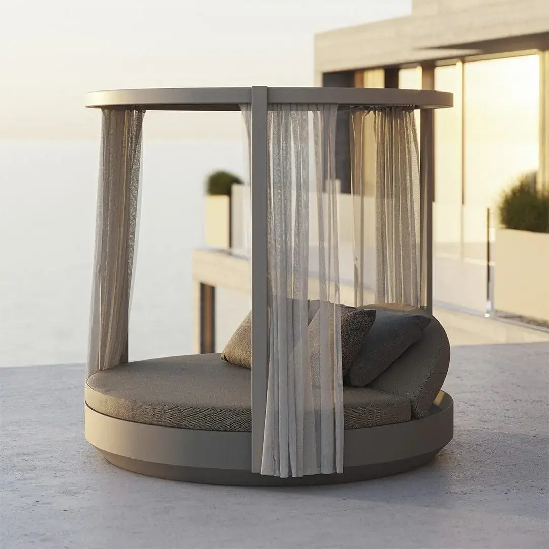 Vondom-Vela-Round-Daybed-with-Backrest-Detail-01 (1) Vondom vela round daybed with backrest detail 01 (1)
