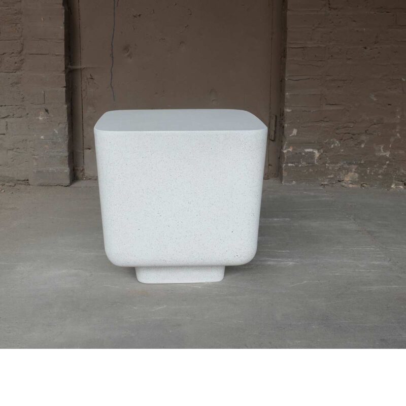 Big Block Table Stools | Lightweight Concrete-Look Cube Stools/Tables
