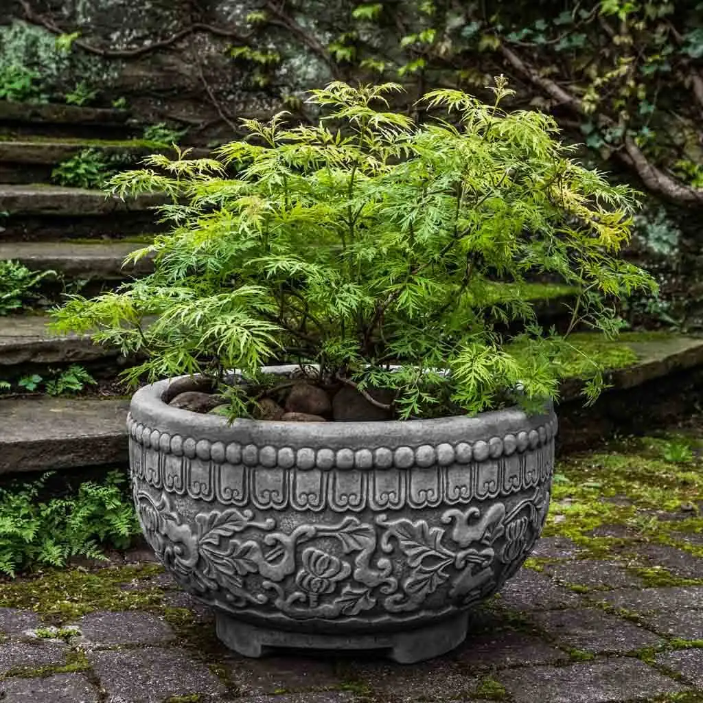 Cast stone planters jaipur bowl