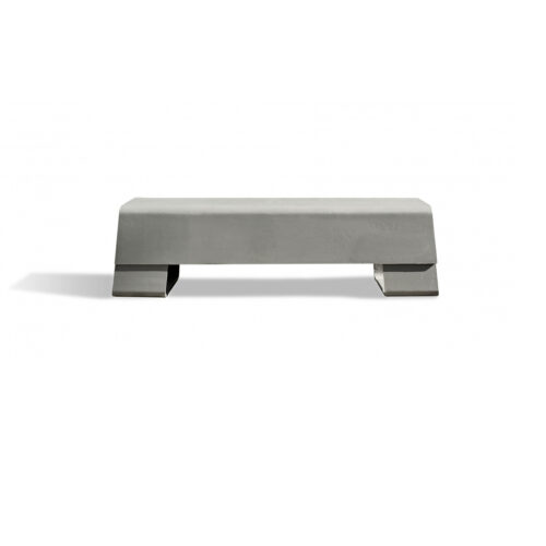 Die Bank Bench (fiber Cement In Gray Finish)