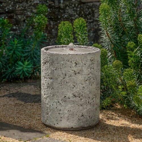 Siros Fountain (cast Stone In Greystone) modern fountain, cast stone