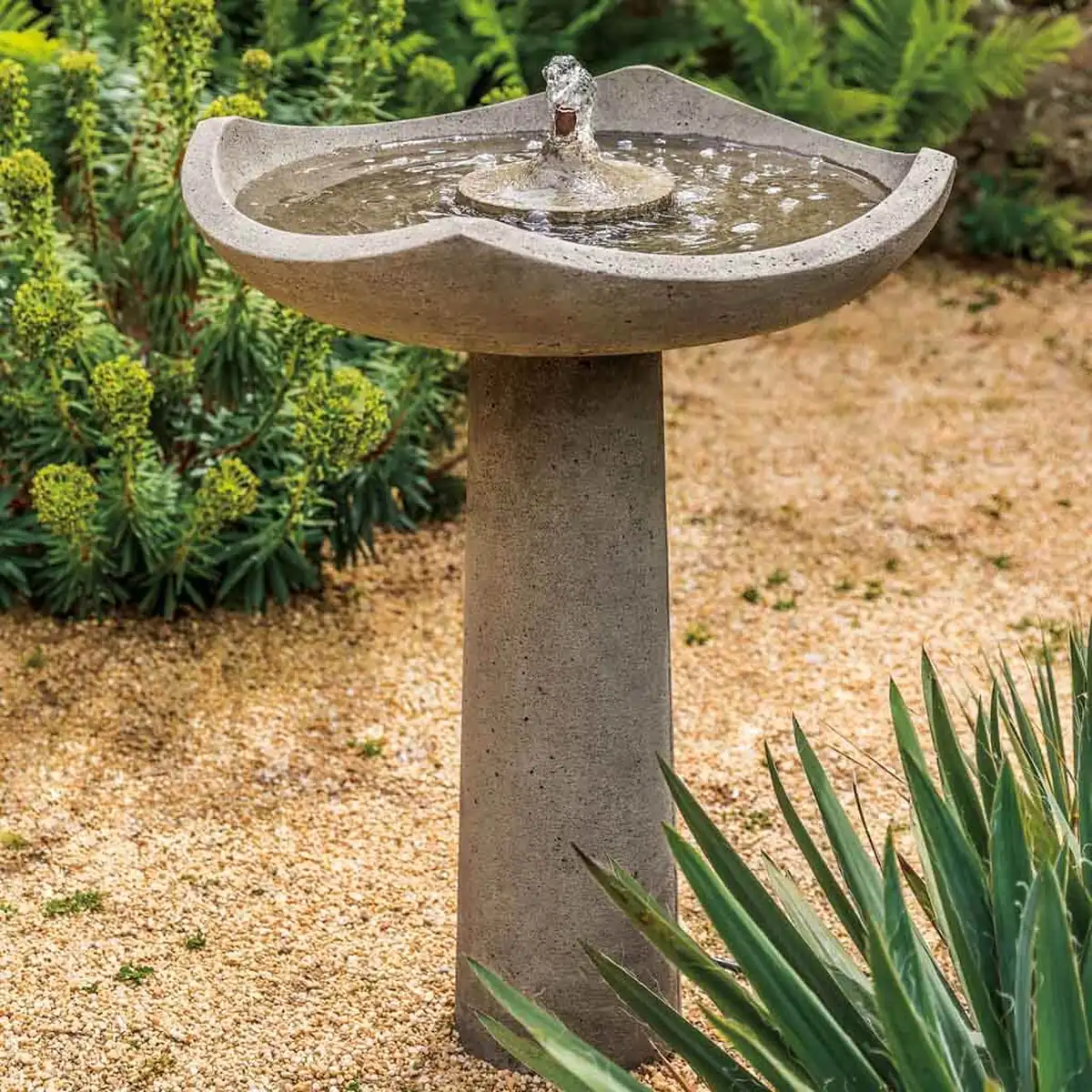 Oslo fountain greystone cast stone modern water feature 1200x1200 modern fountain, cast stone