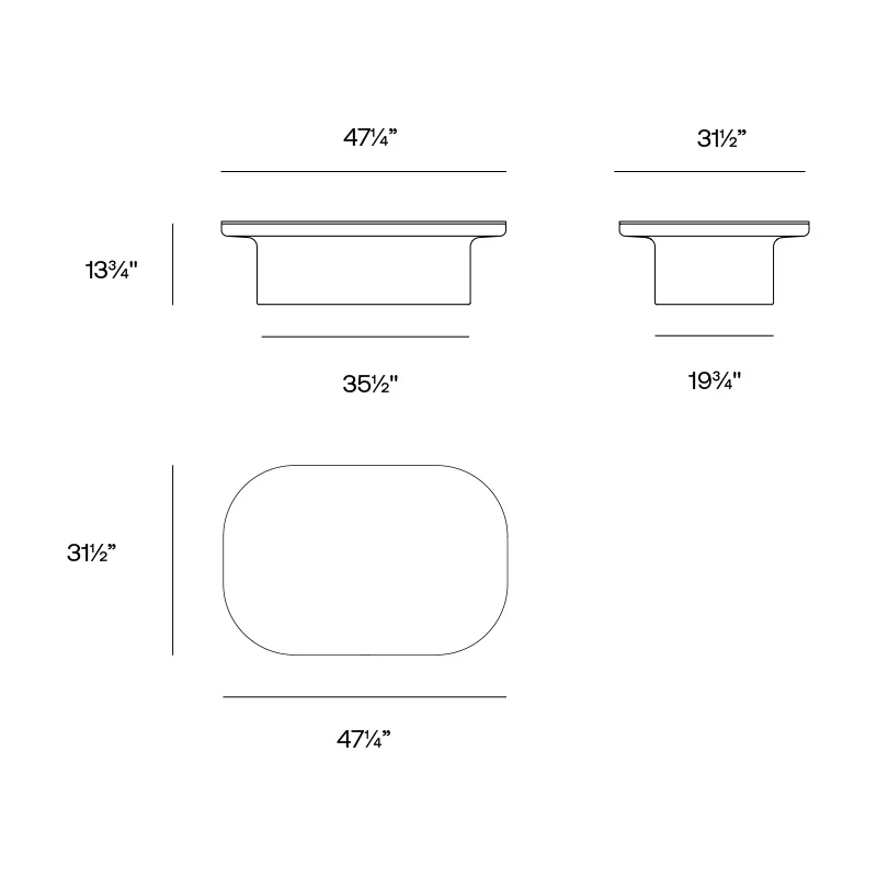Vondom luna coffee table 2 view add02