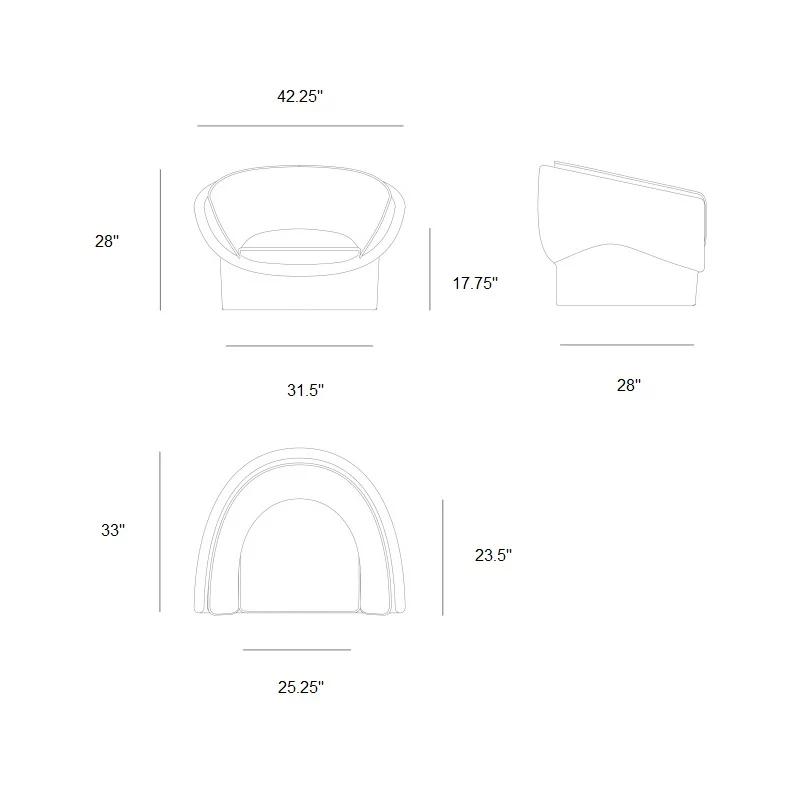 Vondom luna lounge chair view add04